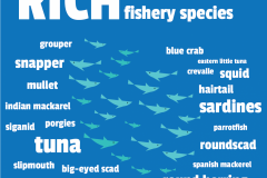 Richin various fishery species